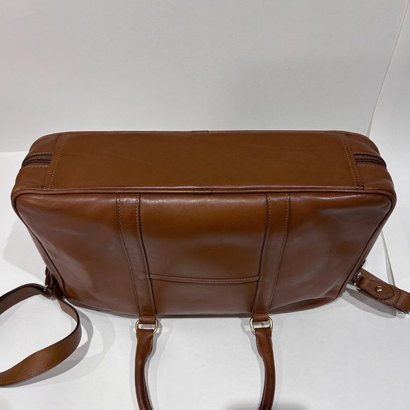 Vintage Ghurka Marley Hodgson Madison No. 105 Tan Leather Briefcase USA 1994 EUC - Picture 6 of 16